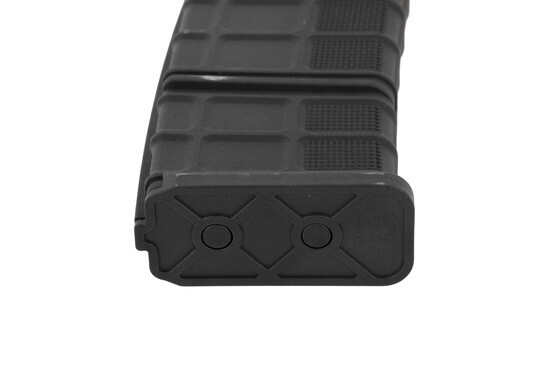 The Pro Mag .308 magazine features a removable polymer base plate
